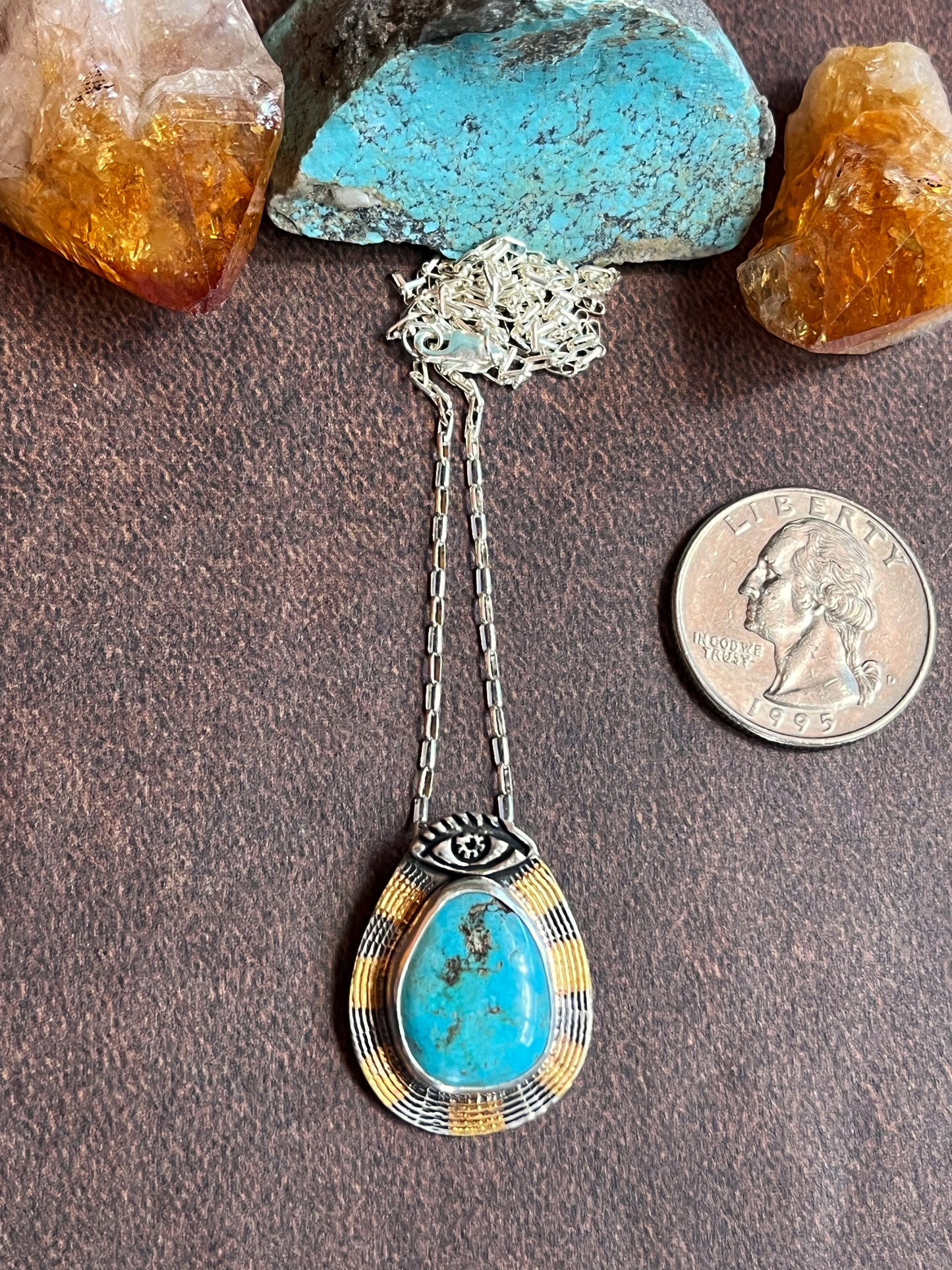 Small Bisbee Turquoise Necklace
