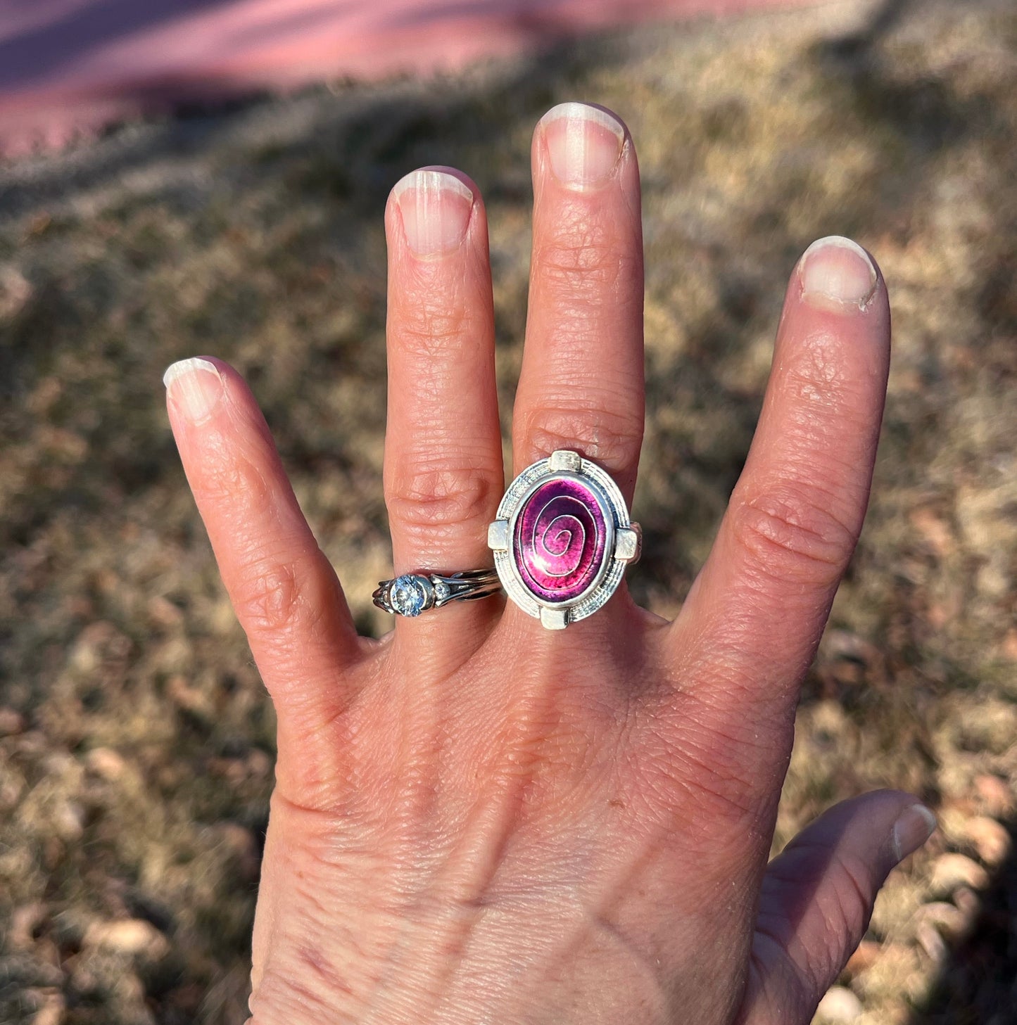 Spiral of Life Ring size 7, 8 or 9