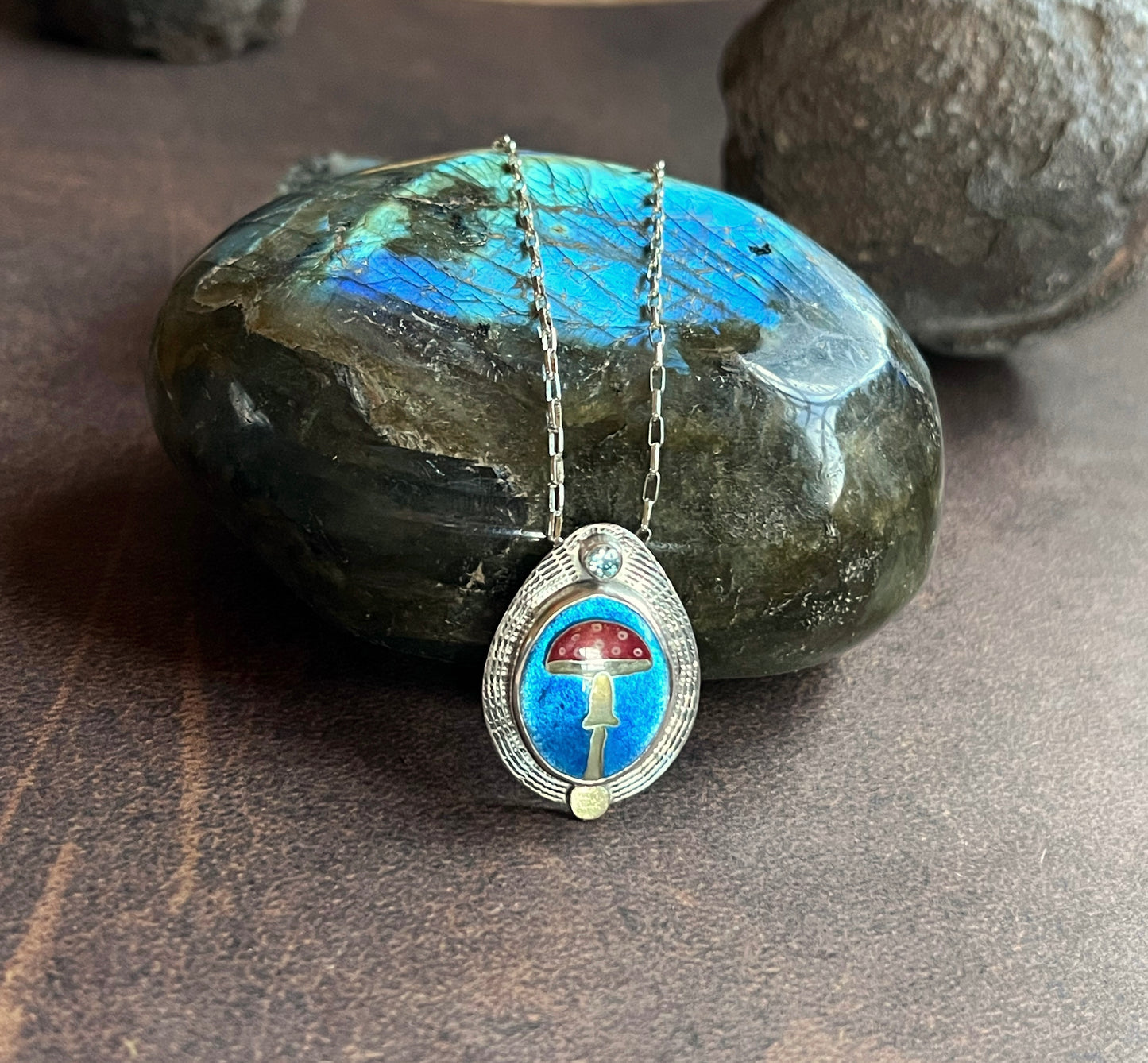 Fly Agaric Mushroom Necklace