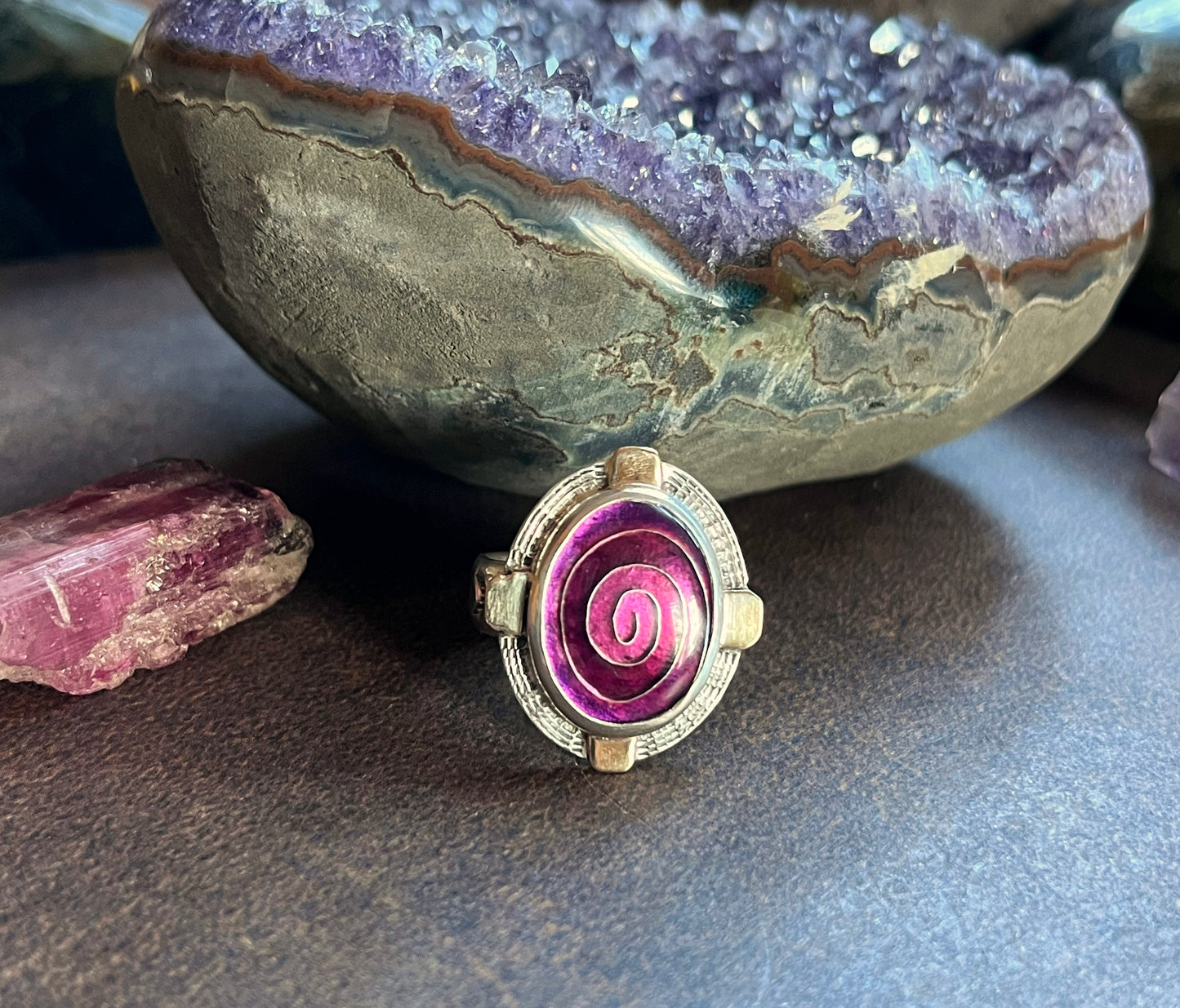 Spiral of Life Ring size 7, 8 or 9