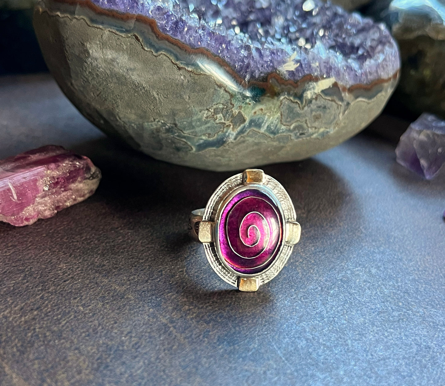 Spiral of Life Ring size 7, 8 or 9