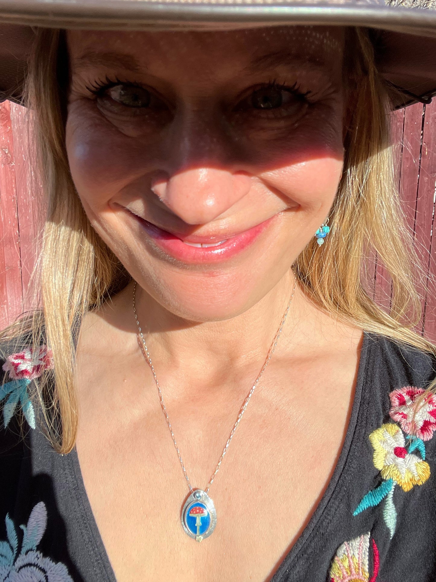 Fly Agaric Mushroom Necklace