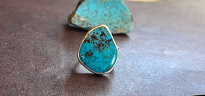 Arizona Kingman Turquoise Ring - size 8.25
