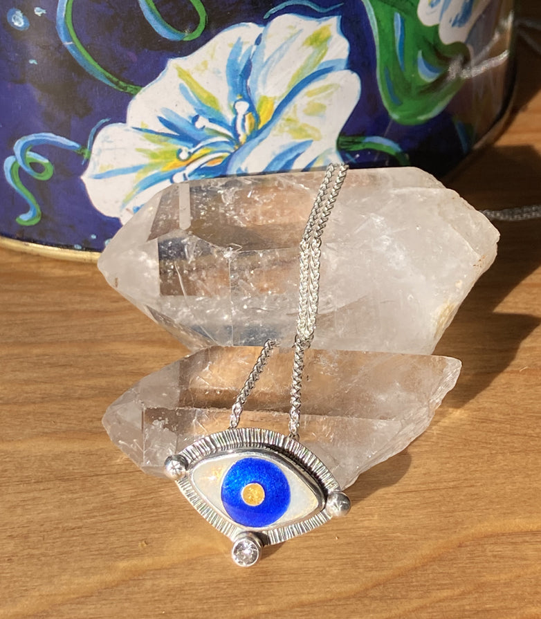 Blue Evil Eye Necklace