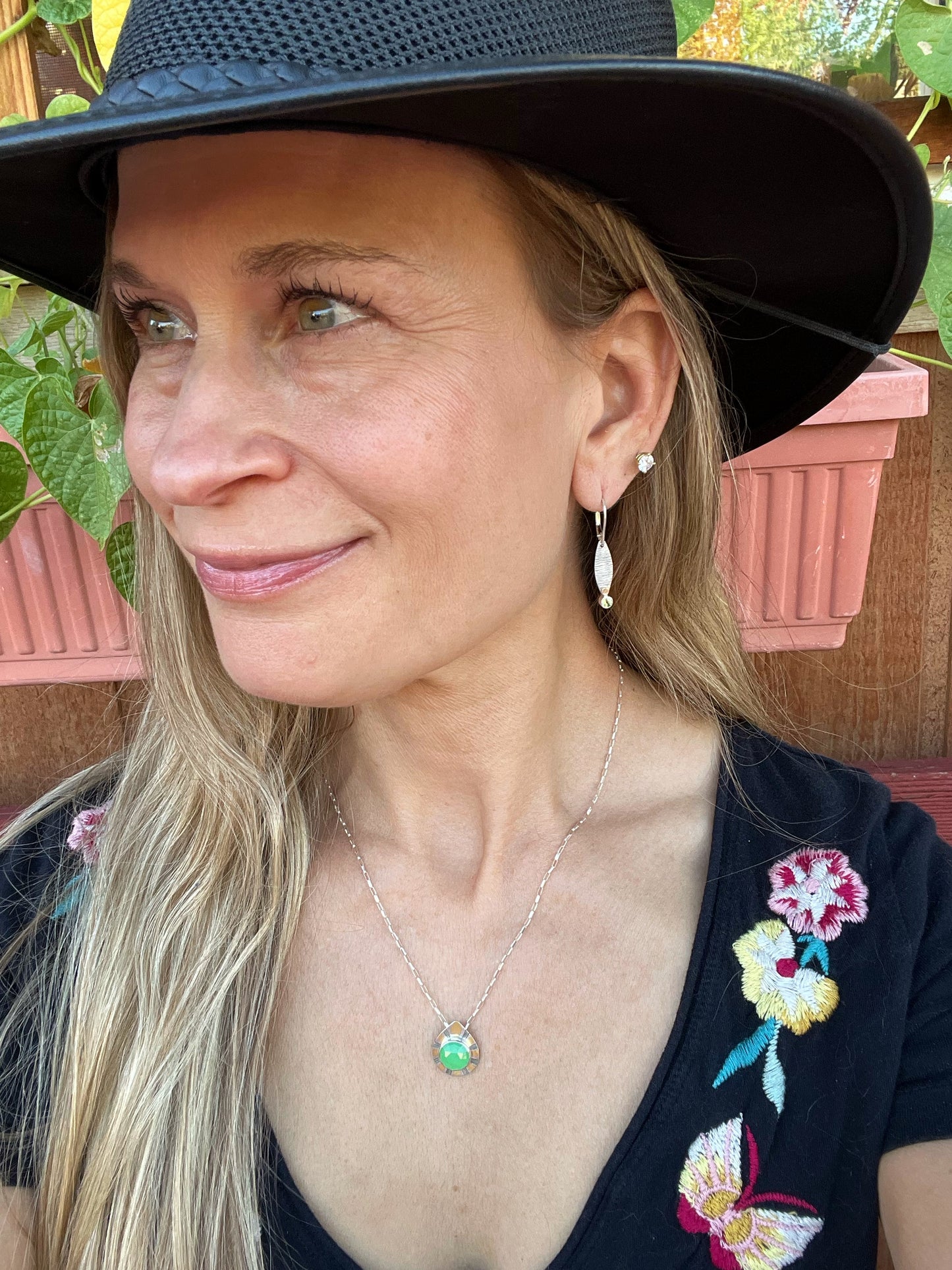 Chrysoprase Chalcedony Necklace