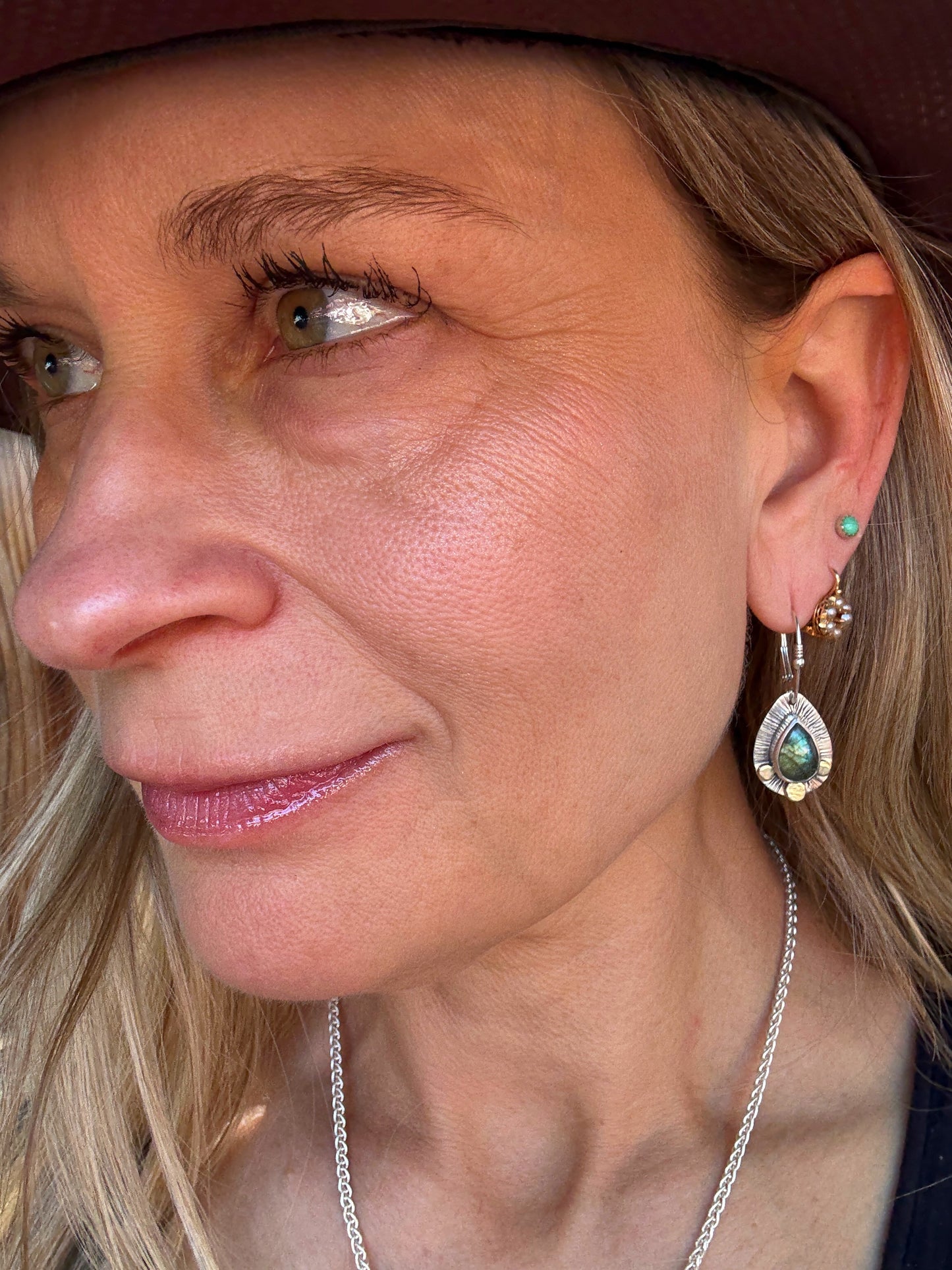 Labradorite Radiance Drop Earrings
