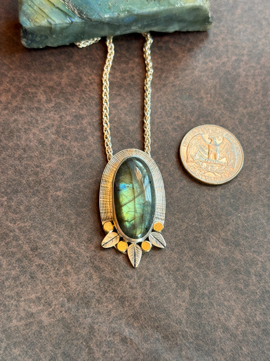 Golden Dawn Labradorite Necklace
