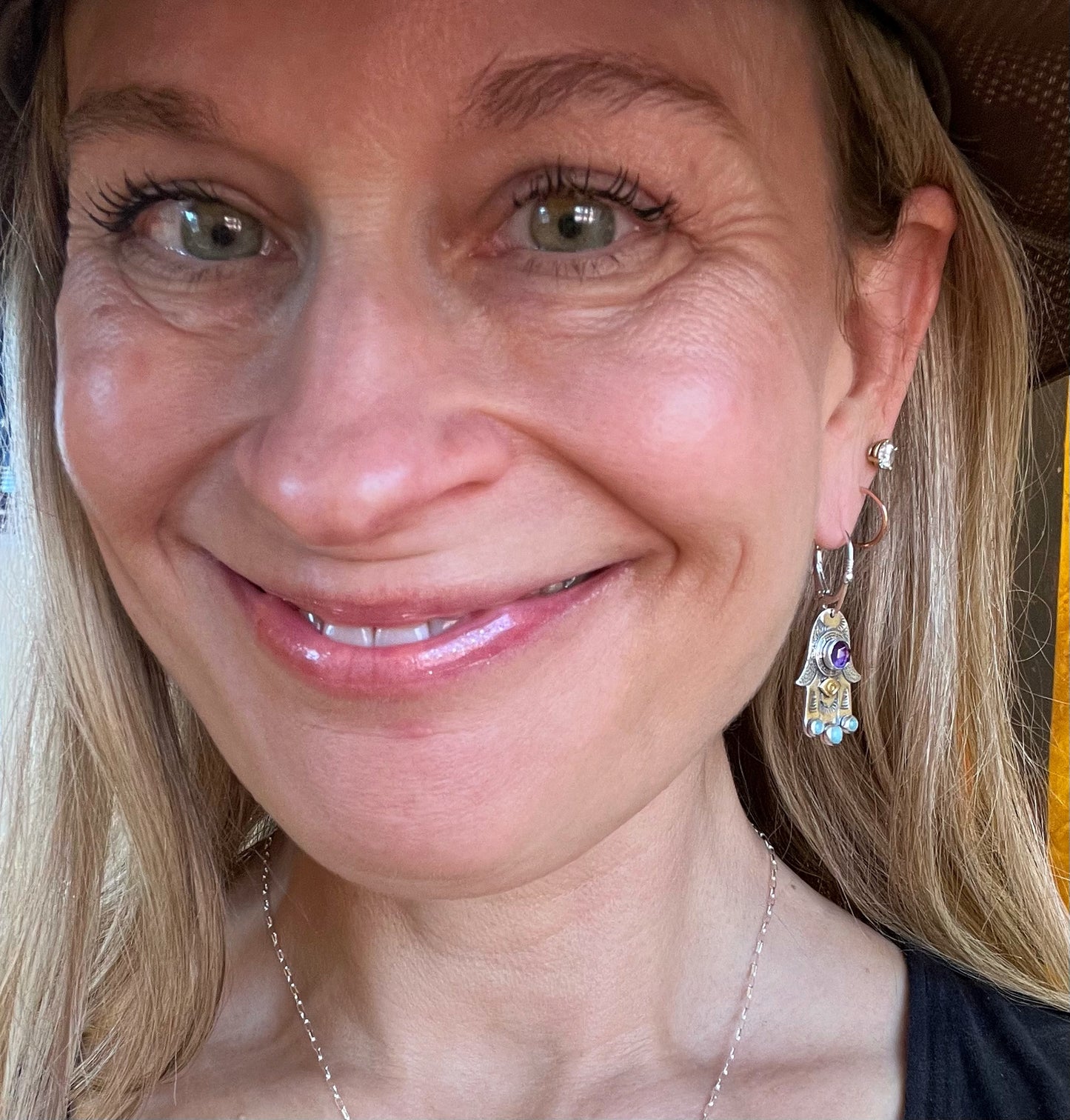Hamsa Earrings