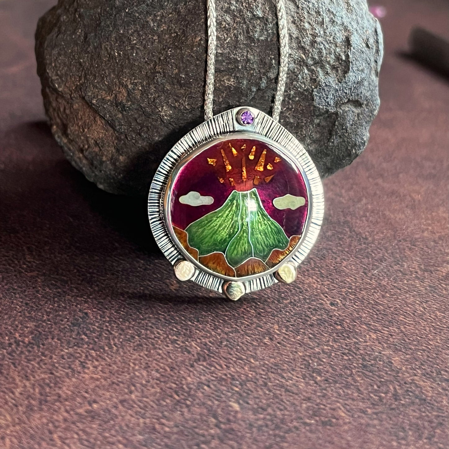 Erupting Volcano Necklace