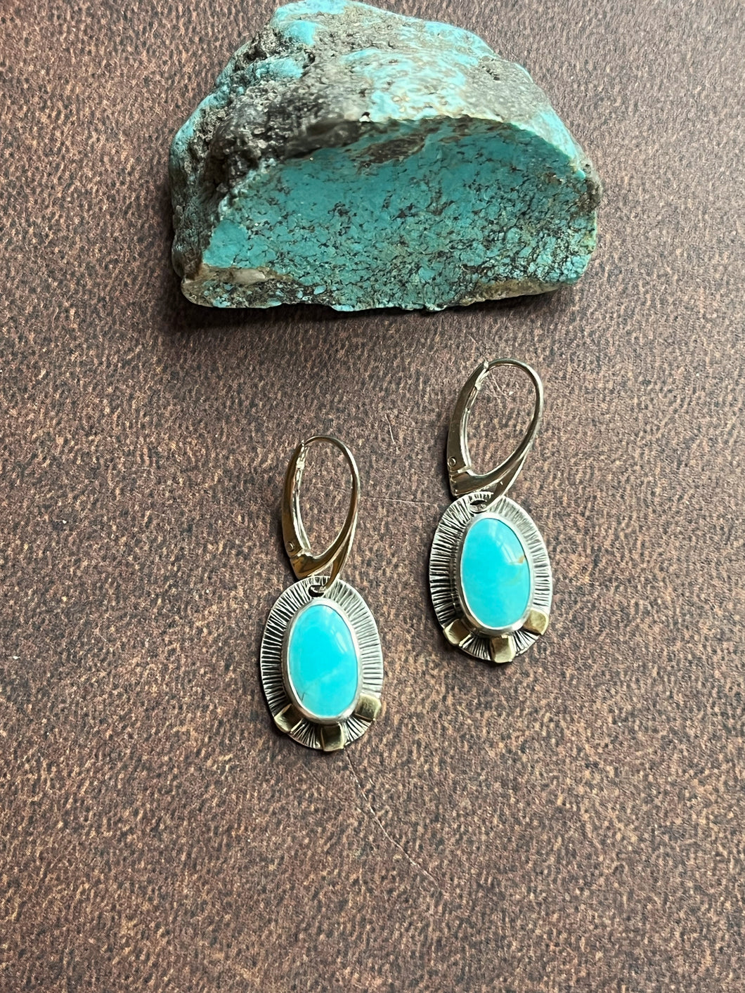 Chilean Turquoise Earrings