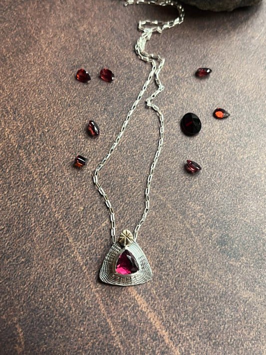 Rhodolite Garnet Necklace