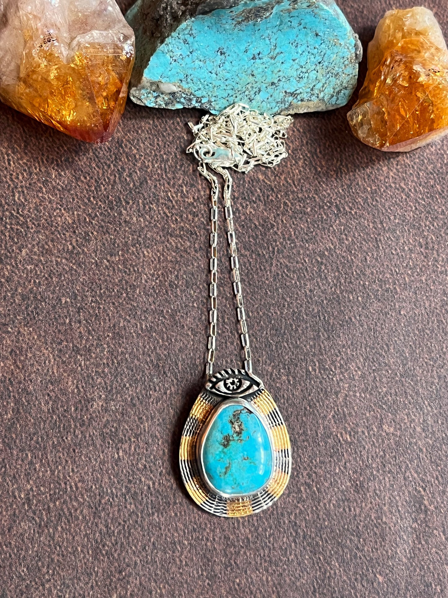 Small Bisbee Turquoise Necklace