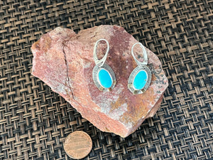 Chilean Turquoise Earrings