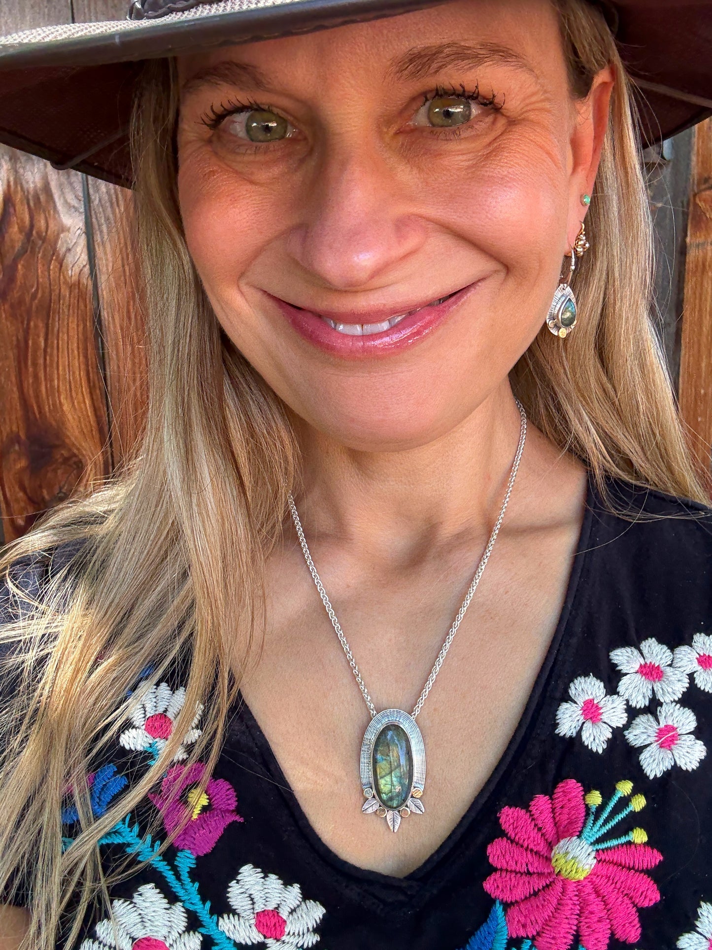 Golden Dawn Labradorite Necklace