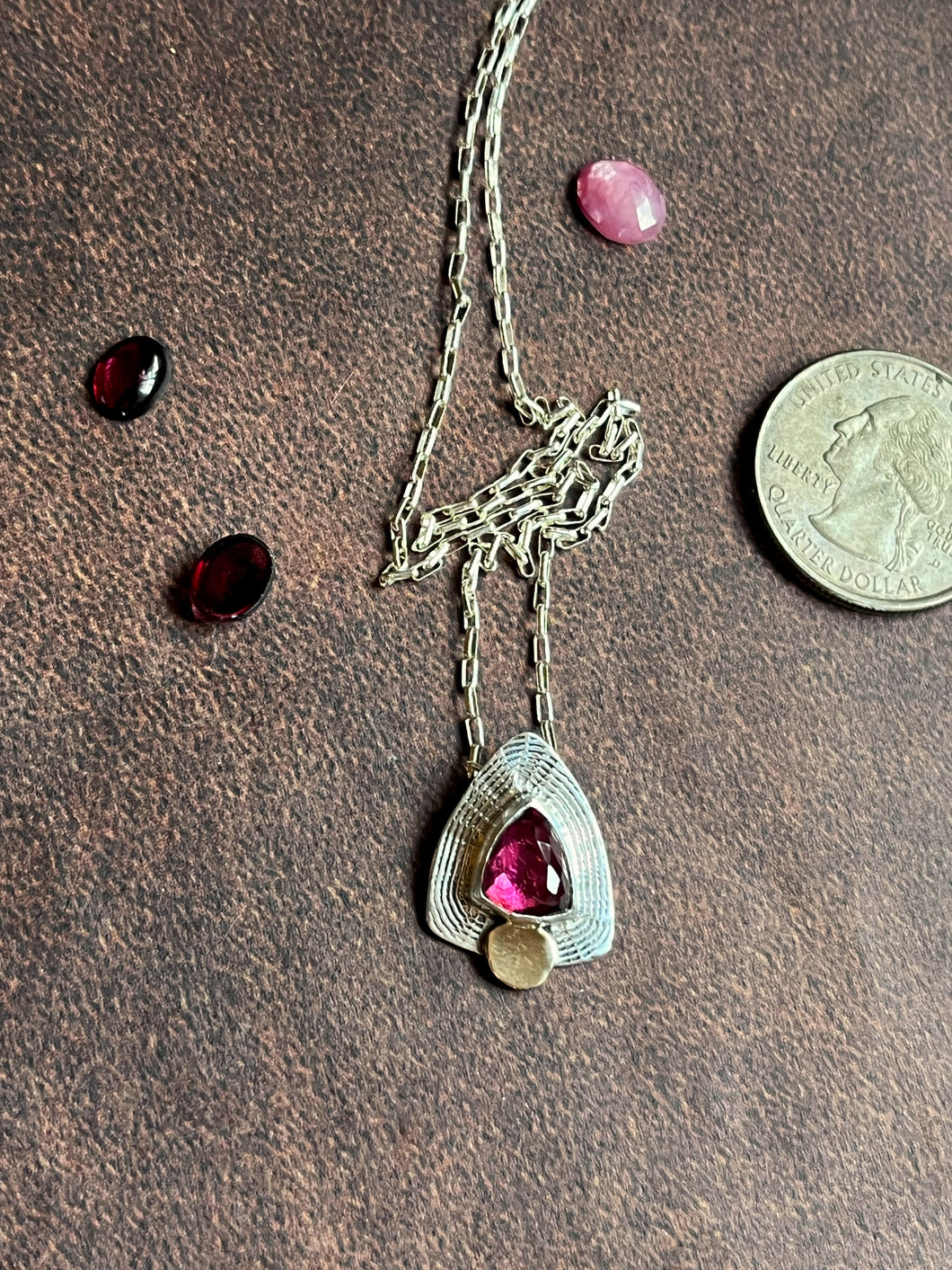 Rhodolite Garnet Necklace