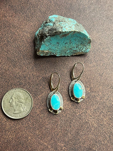 Chilean Turquoise Earrings