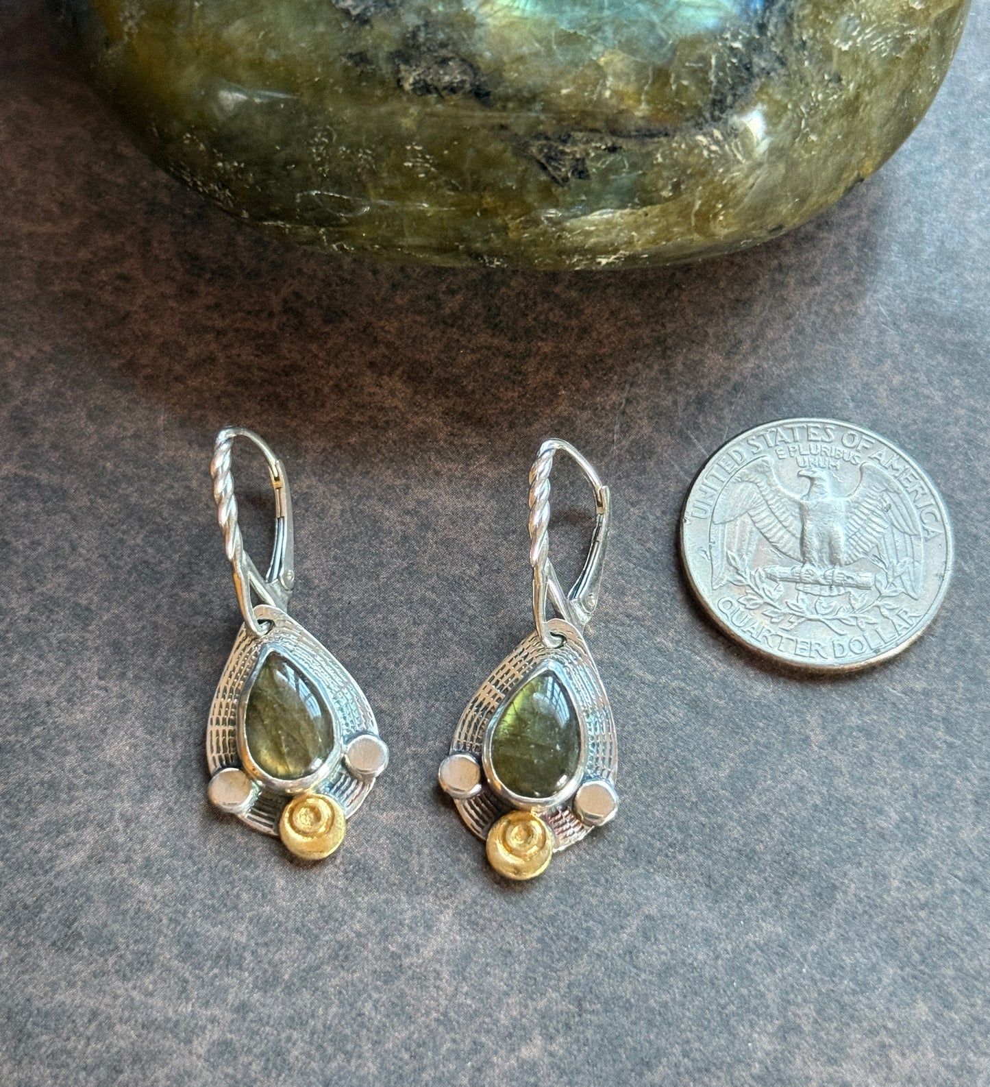 Labradorite Glow Earrings