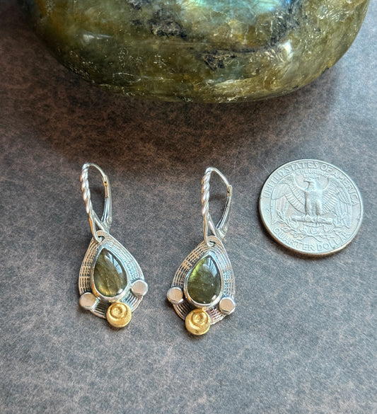 Labradorite Glow Earrings
