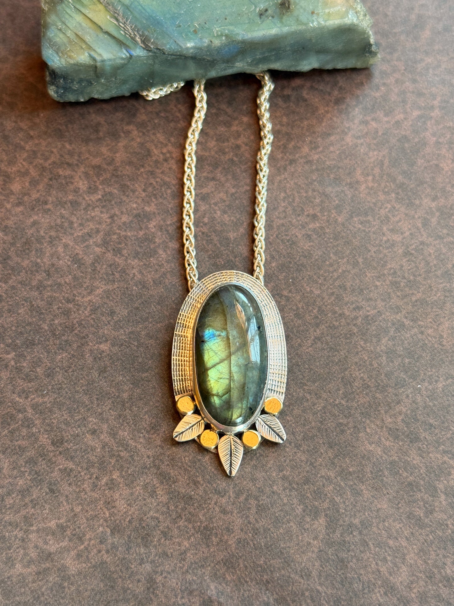 Golden Dawn Labradorite Necklace