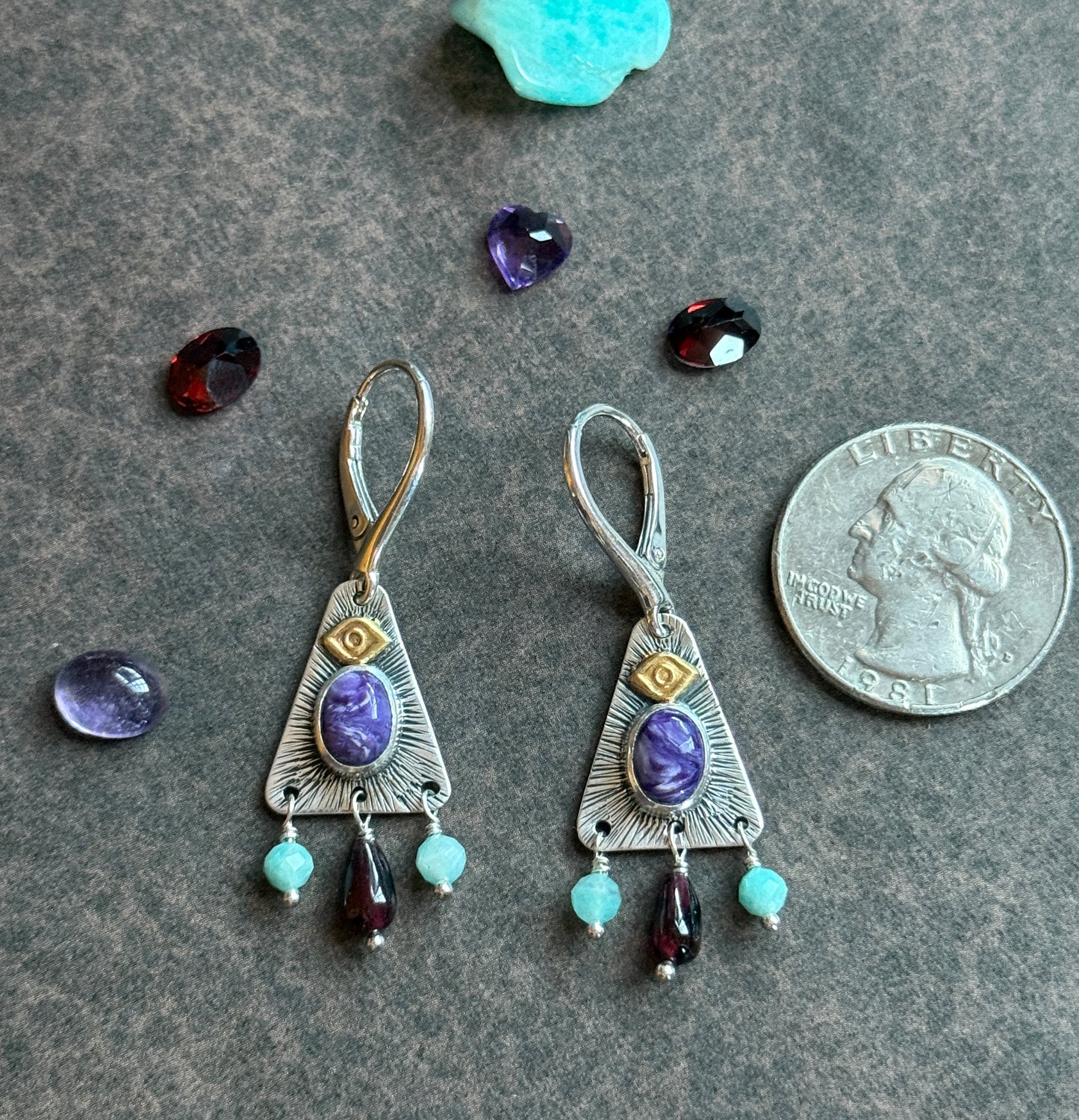Desert Oracle Eye Earrings