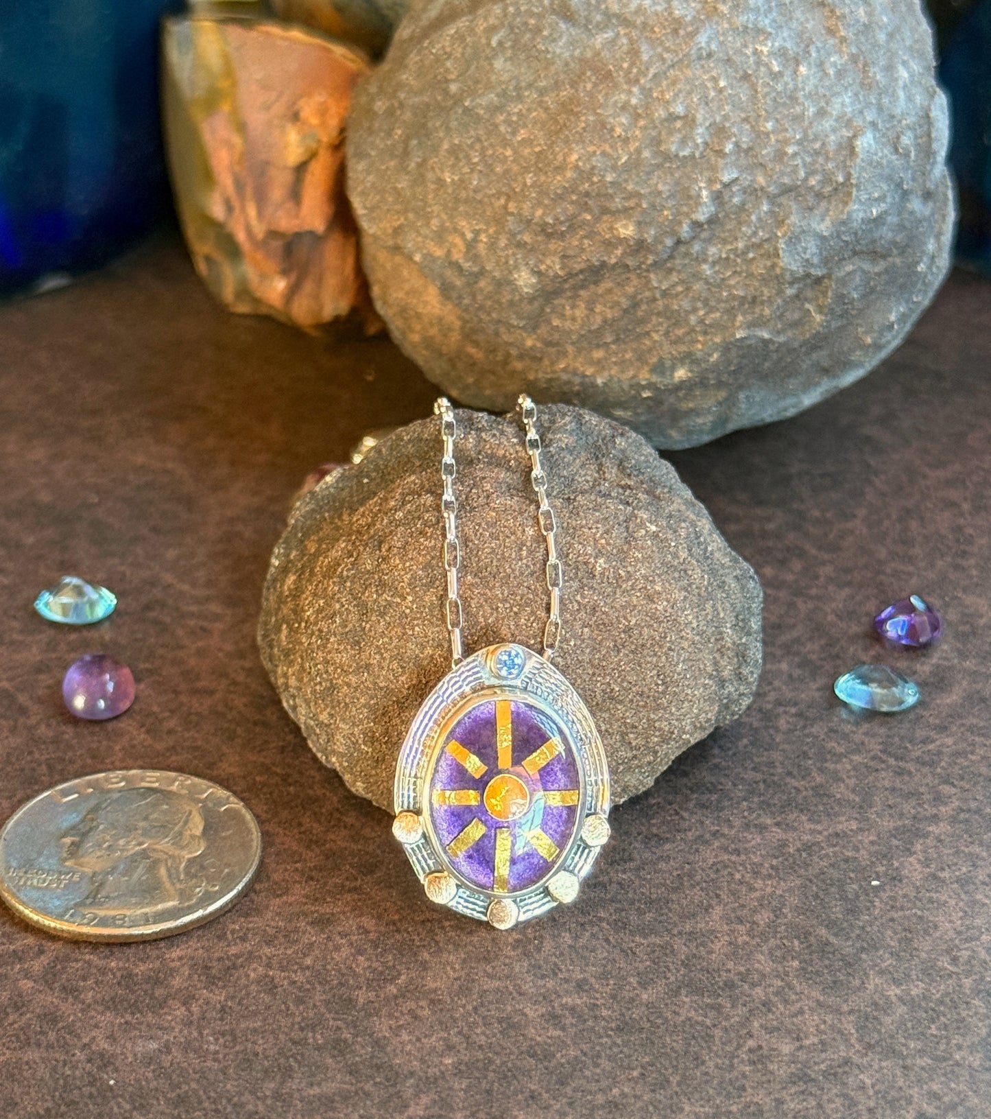 Desert Sun Portal Necklace