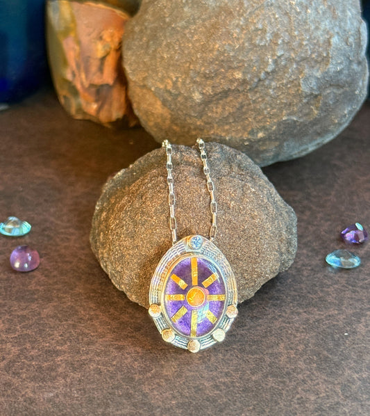 Desert Sun Portal Necklace