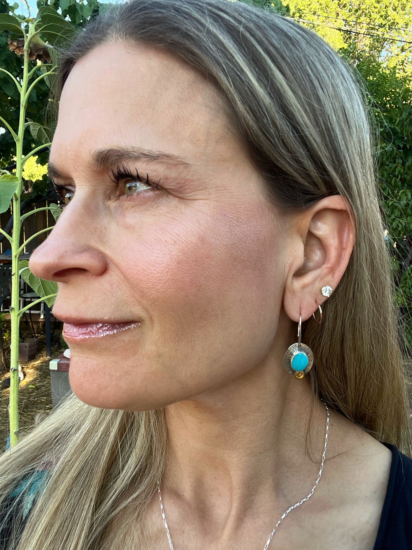 Kingman Arizona Turquoise Earrings