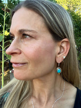 Load image into Gallery viewer, Kingman Arizona Turquoise Earrings