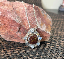 Load image into Gallery viewer, Fire Agate Necklace