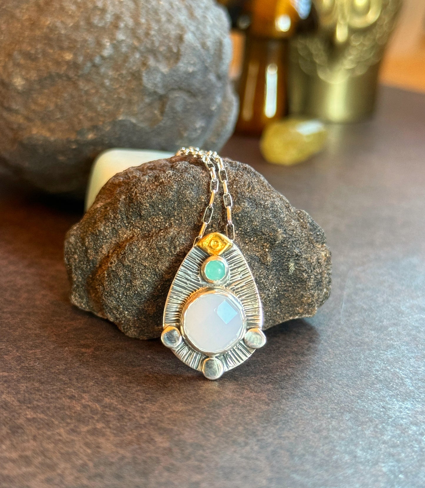 RESERVED FOR K- Moonlight Guardian Portal Necklace