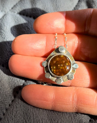 Fire Agate Necklace