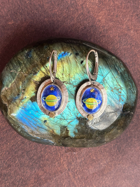 Saturn Earrings