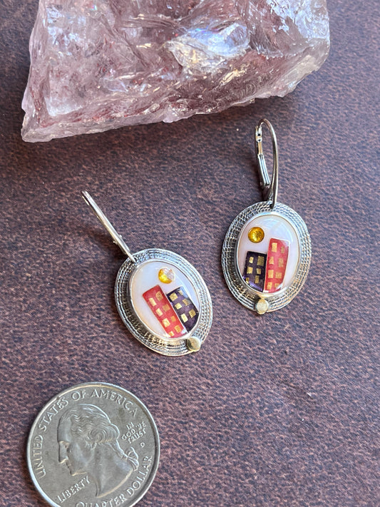 Cityscape Earrings