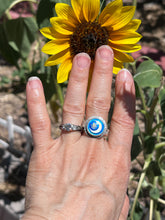 Load image into Gallery viewer, Wish Upon a Star Moon Ring-size 8