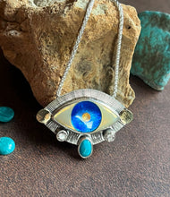 Load image into Gallery viewer, All Seeing Eye Evil Eye Necklace