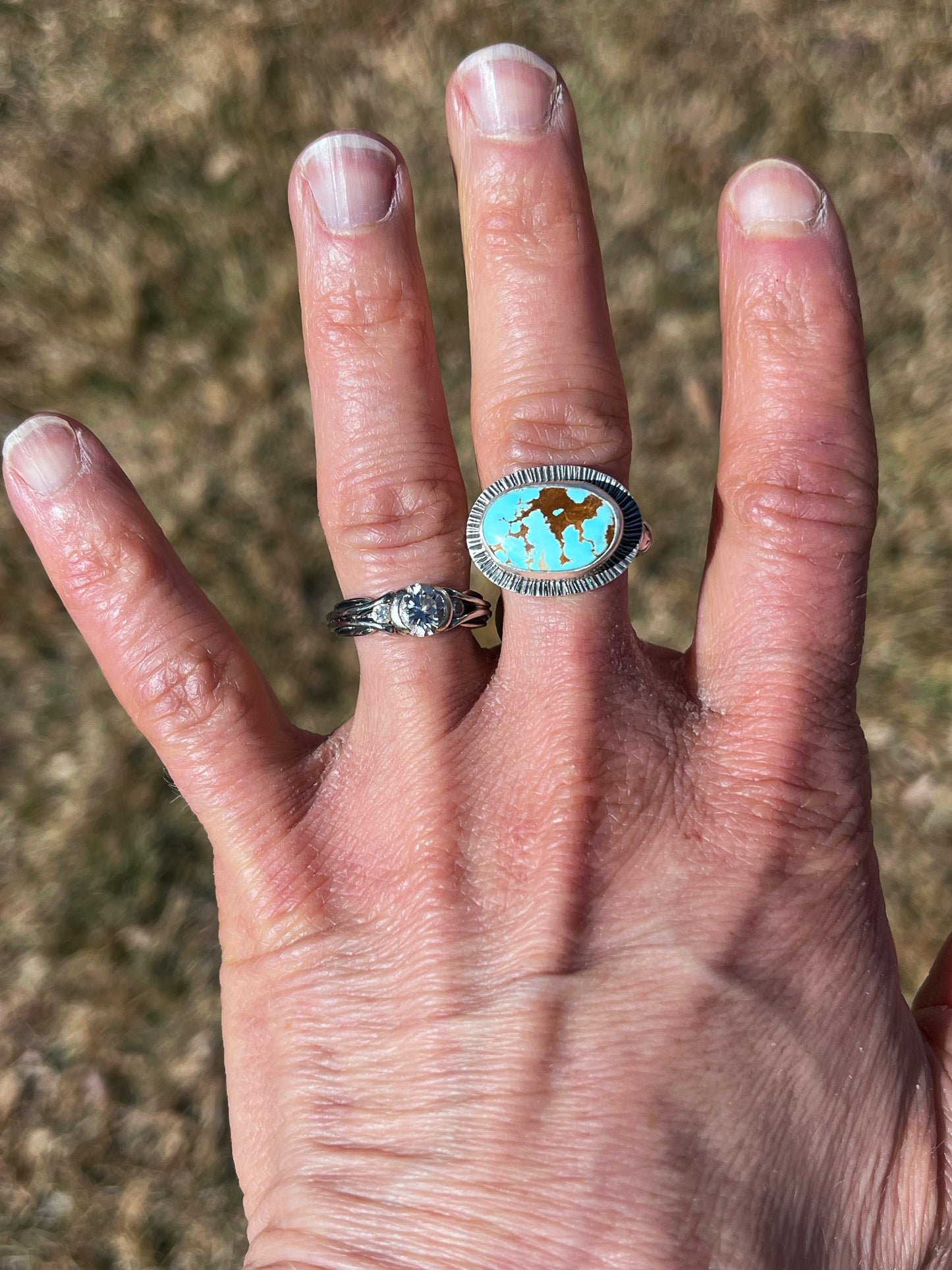 Nevada Turquoise Ring - Size 7