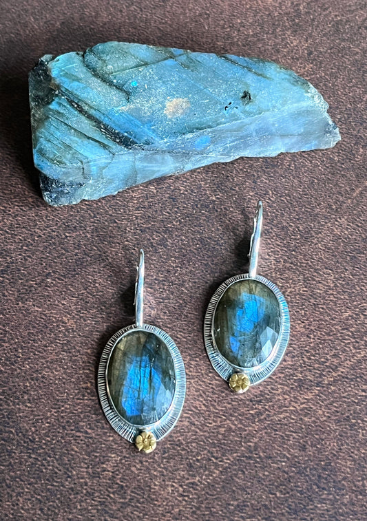 Labradorite Earrings