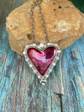 Load image into Gallery viewer, Purple Heart Necklace - Large