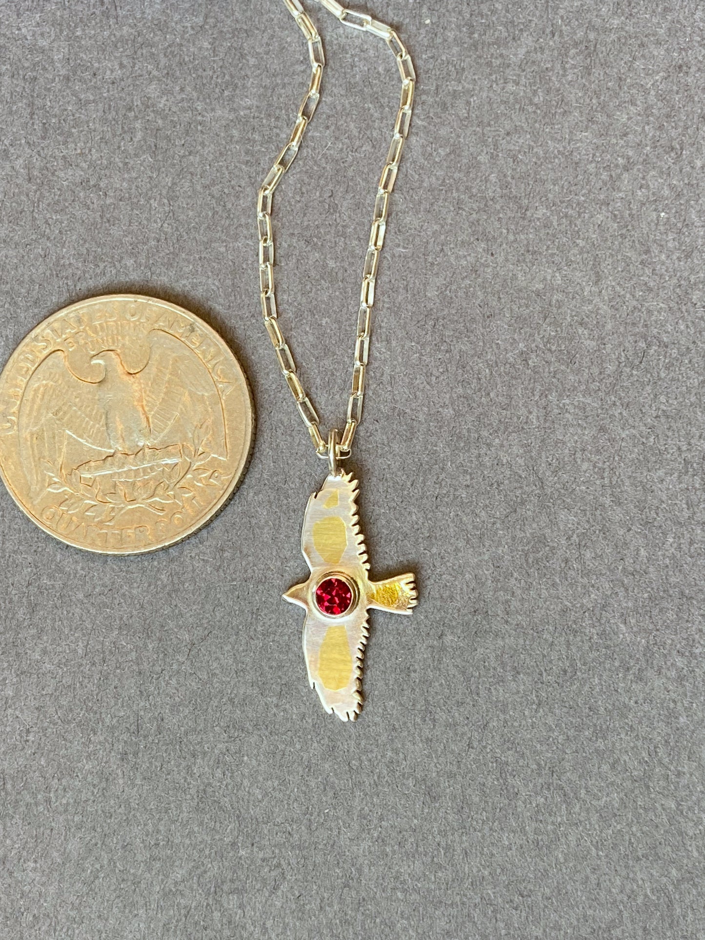 Raven Spirit Charm Necklace