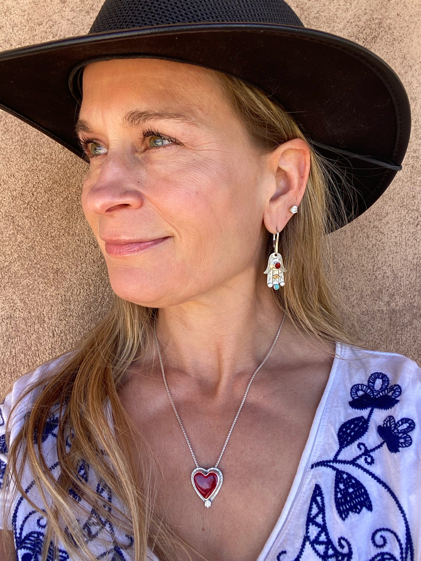 Evil Eye Hamsa Earrings