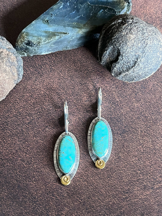 Kingman Turquoise Earrings