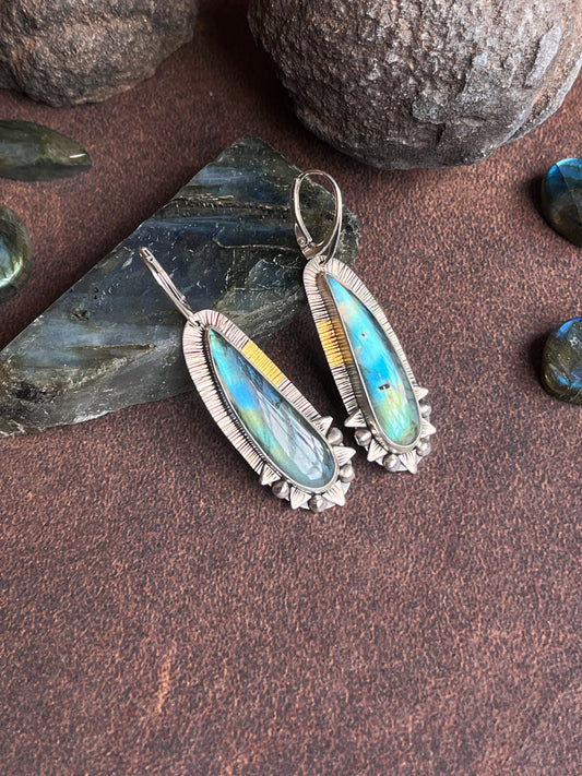 Labradorite Earrings