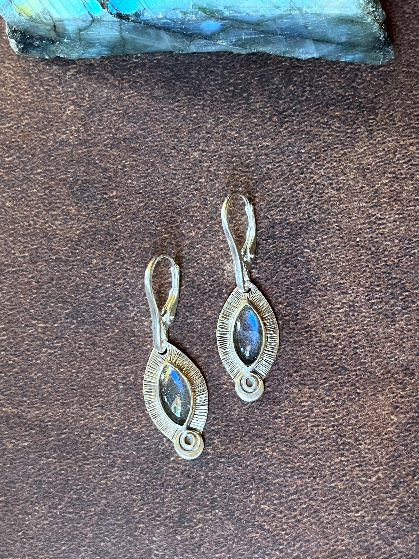 Labradorite Earrings
