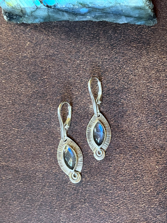 Labradorite Earrings