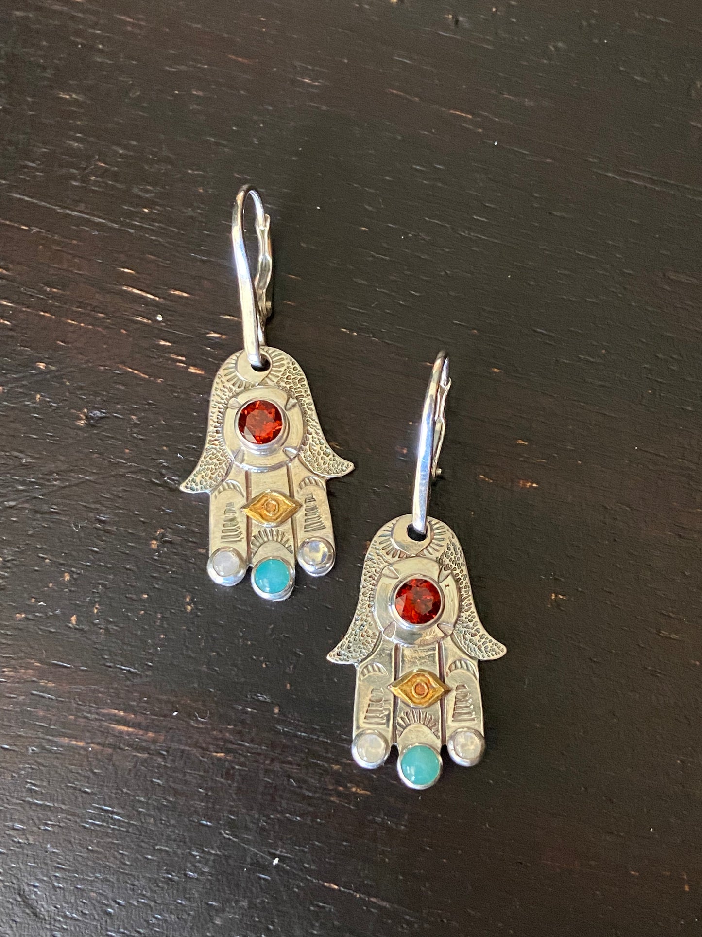 Evil Eye Hamsa Earrings