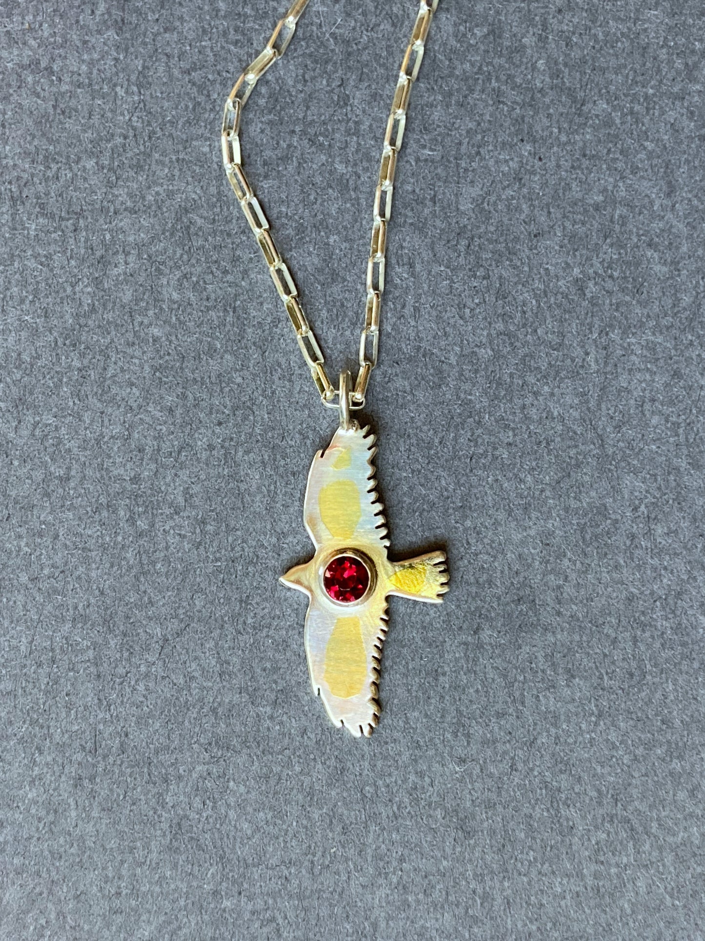 Raven Spirit Charm Necklace