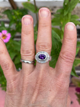 Load image into Gallery viewer, Faceted Amethyst Ring - Size 7 1/2ish